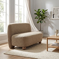 Amora Small 2 Seater Sofa Mocha from Roseland Furniture