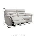 Belrise Power Recliner 3 Seater Sofa from Roseland Furniture