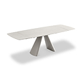 Corwen 160 240cm Extending Travertine Dining Table from Roseland Furniture