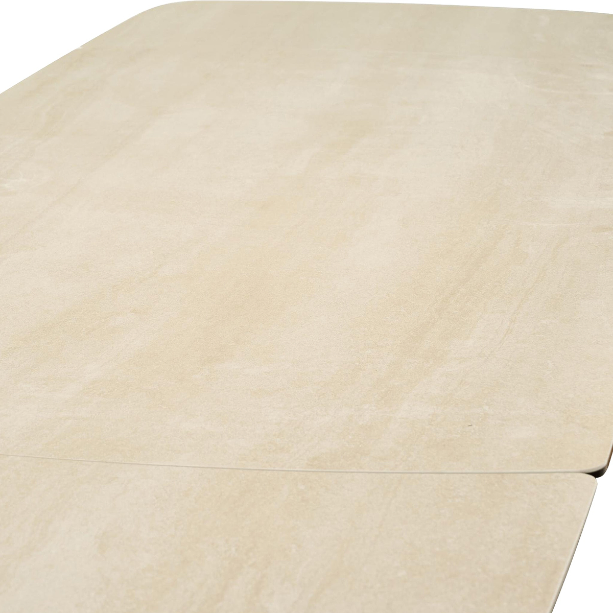 Ash 160 240cm Extending Travertine Dining Table from Roseland Furniture