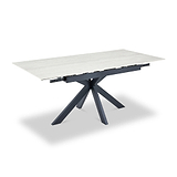 Vista 120 180cm Extending Ceramic Dining Table from Roseland Furniture