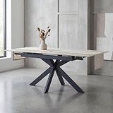 Vista 120 180cm Extending Ceramic Dining Table from Roseland Furniture