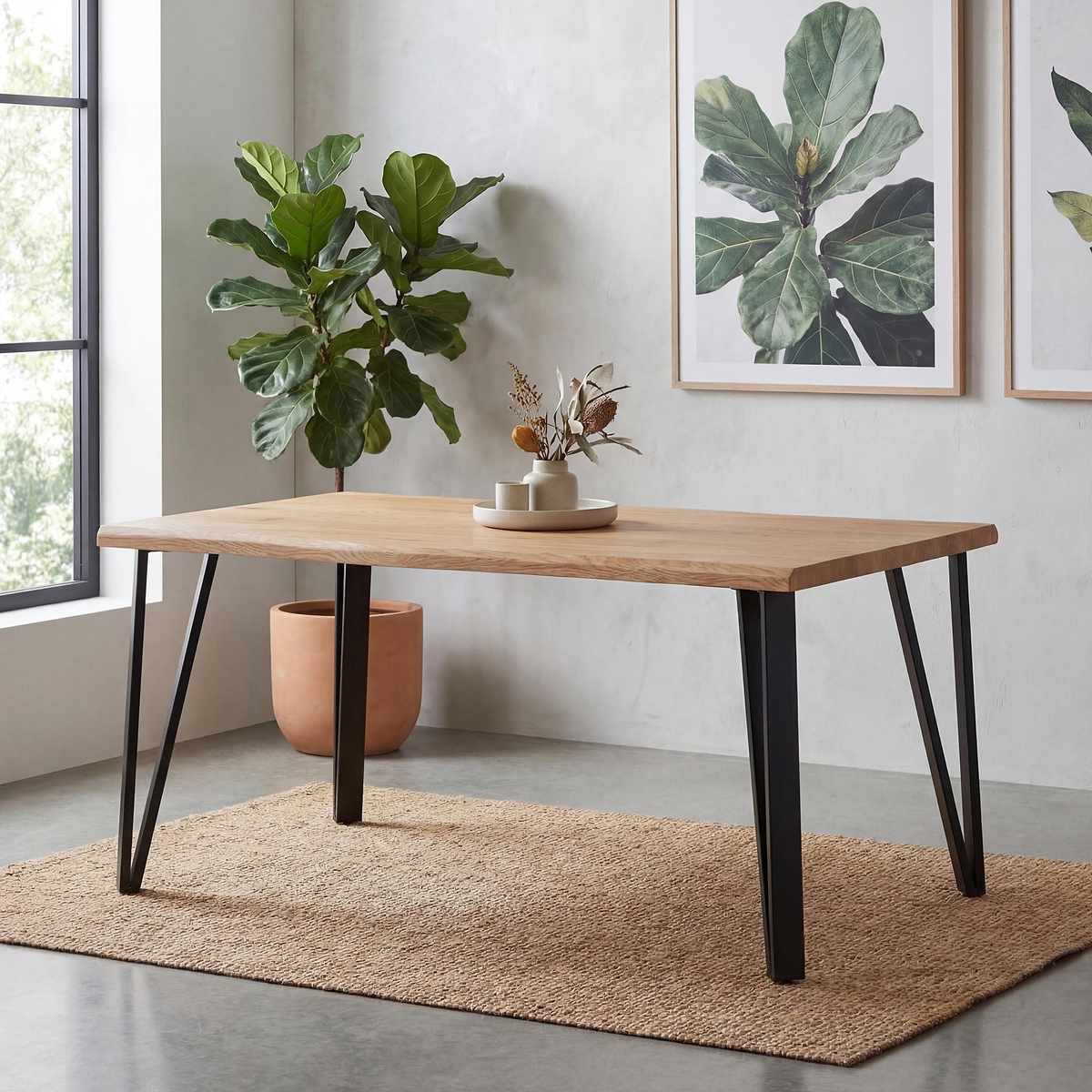 Newbury 160cm Dining Table from Roseland Furniture
