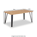 Newbury 160cm Dining Table from Roseland Furniture