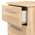 Bramwell 5 Drawer Tallboy Oak from Roseland Furniture