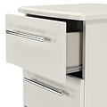 Bramwell 5 Drawer Tallboy Grey from Roseland Furniture