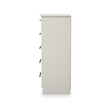 Bramwell 5 Drawer Tallboy Grey from Roseland Furniture