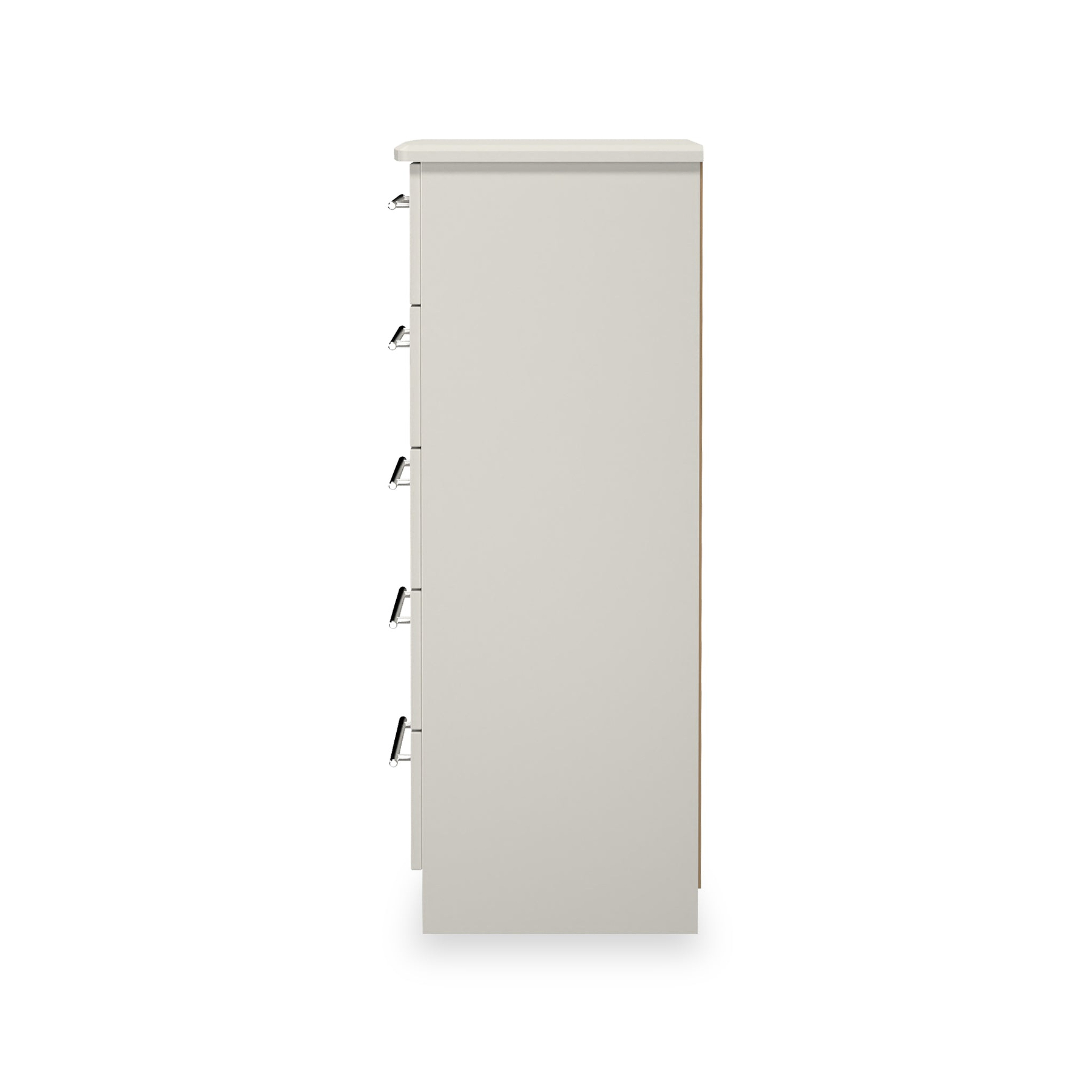 Bramwell 5 Drawer Tallboy Grey from Roseland Furniture