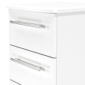 Bramwell 5 Drawer Tallboy White from Roseland Furniture