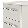 Bramwell 2 Drawer Bedside Grey from Roseland Furniture