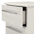 Bramwell 2 Drawer Bedside Grey from Roseland Furniture