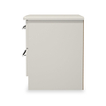 Bramwell 2 Drawer Bedside Grey from Roseland Furniture
