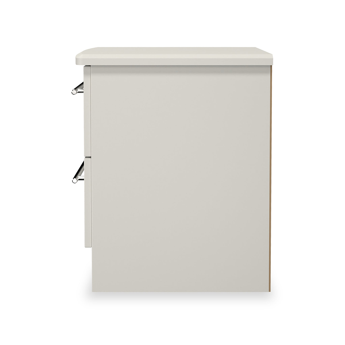 Bramwell 2 Drawer Bedside Grey from Roseland Furniture