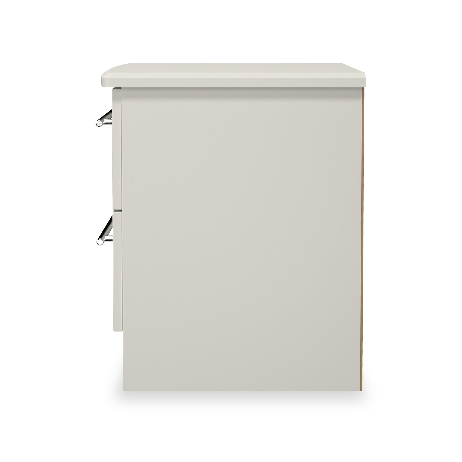 Bramwell 2 Drawer Bedside Grey from Roseland Furniture