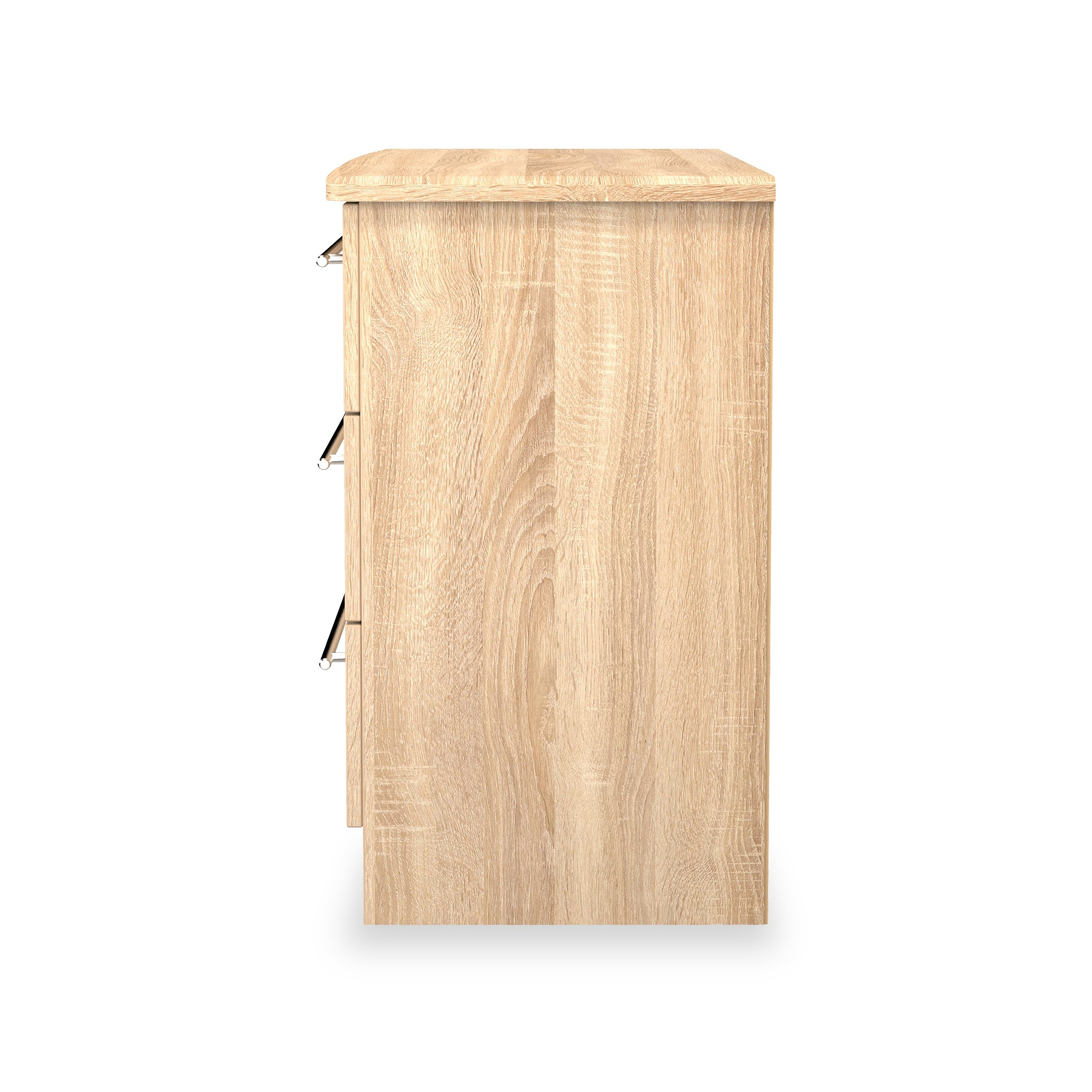 Bramwell 3 Drawer Chest Oak from Roseland Furniture