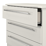 Bramwell 3 Drawer Chest Grey from Roseland Furniture