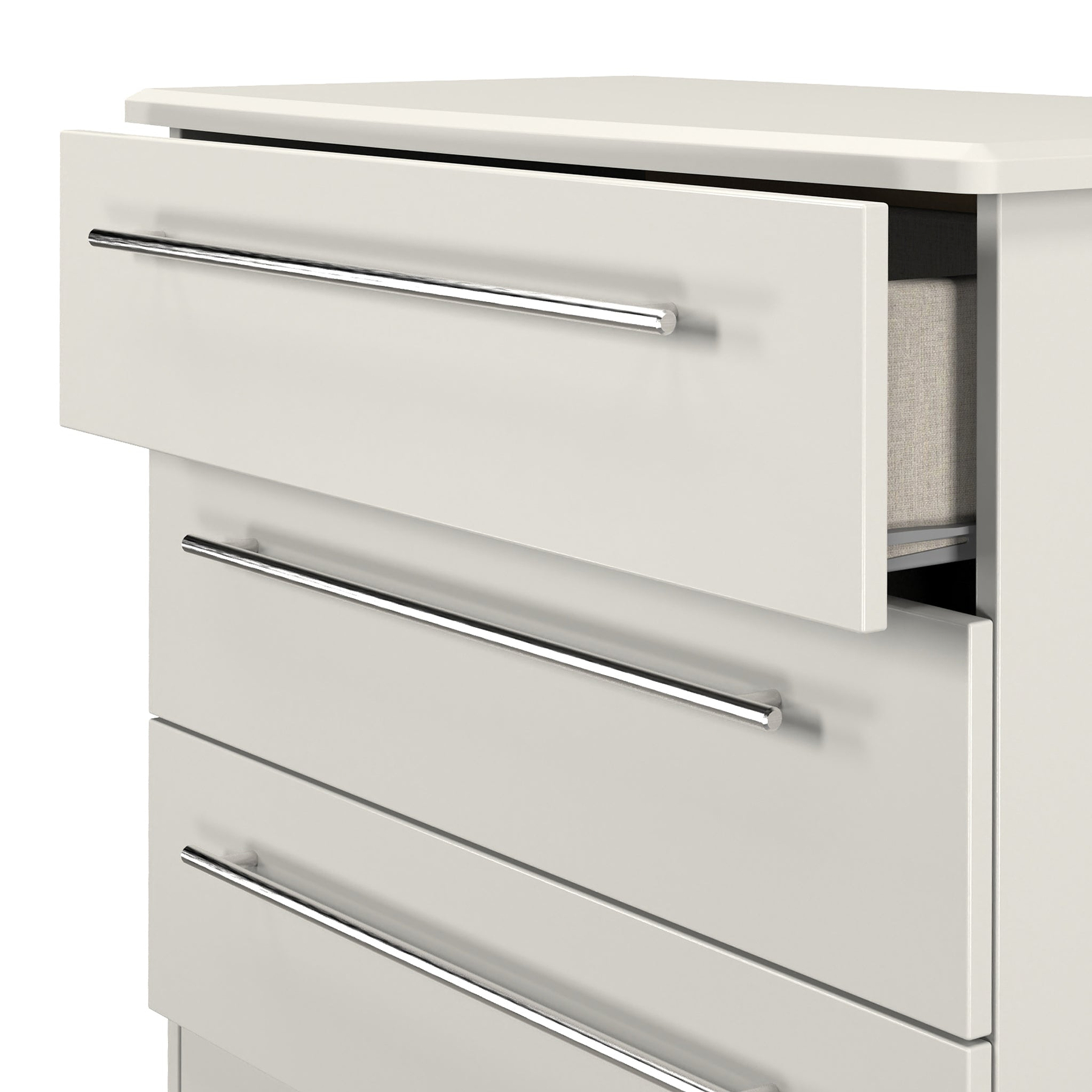 Bramwell 3 Drawer Chest Grey from Roseland Furniture