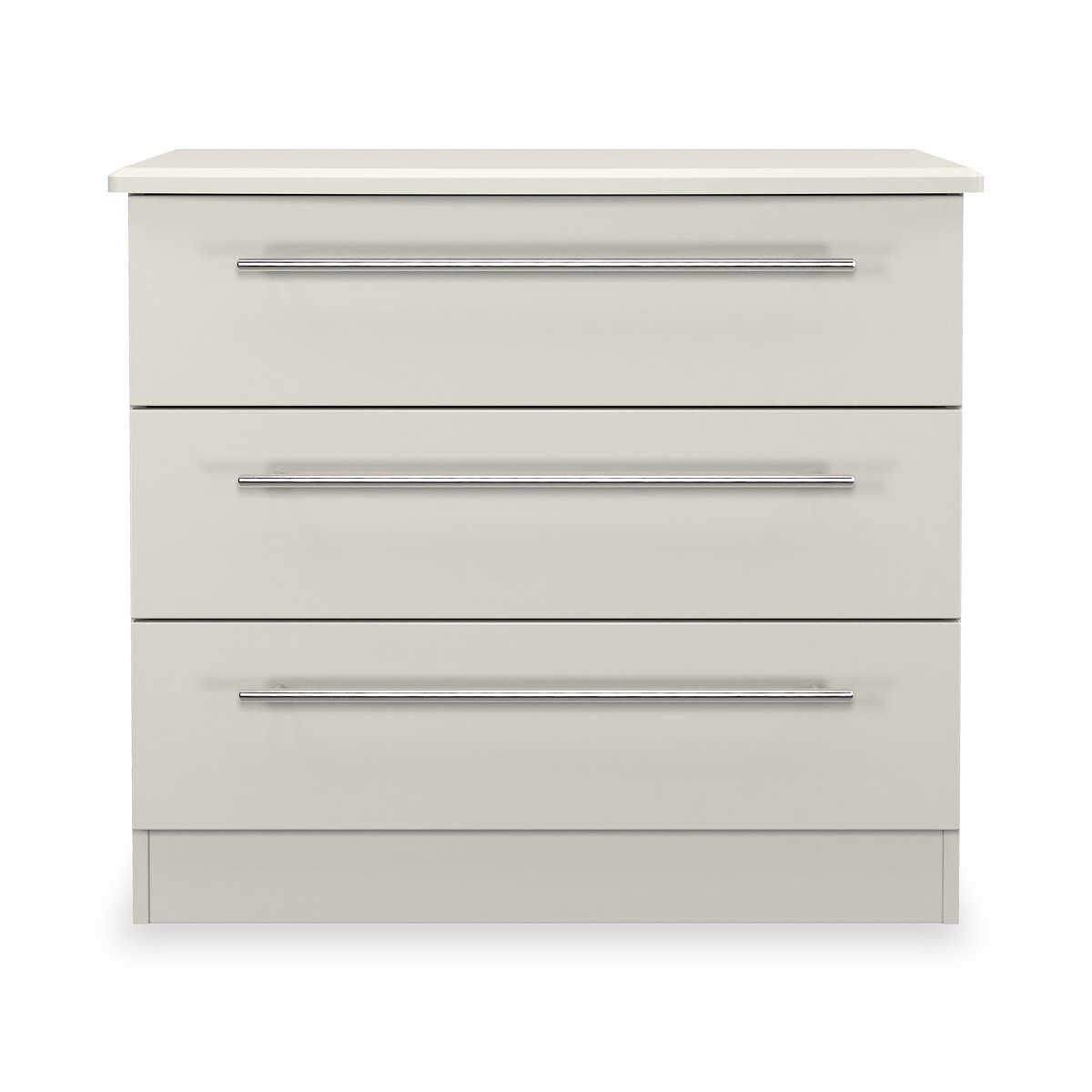 Bramwell 3 Drawer Chest Grey from Roseland Furniture