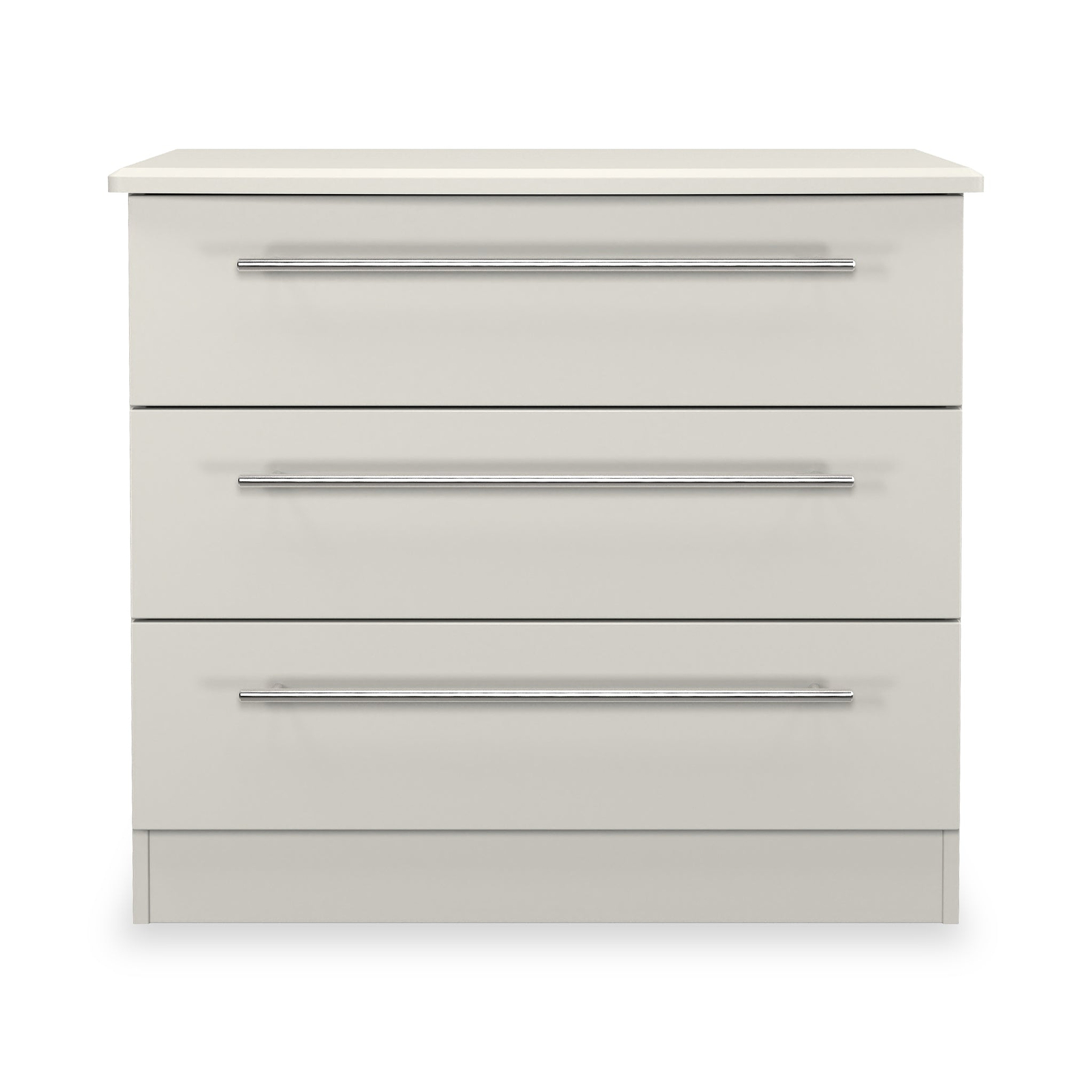 Bramwell 3 Drawer Chest Grey from Roseland Furniture