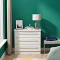 Bramwell 3 Drawer Chest Grey from Roseland Furniture