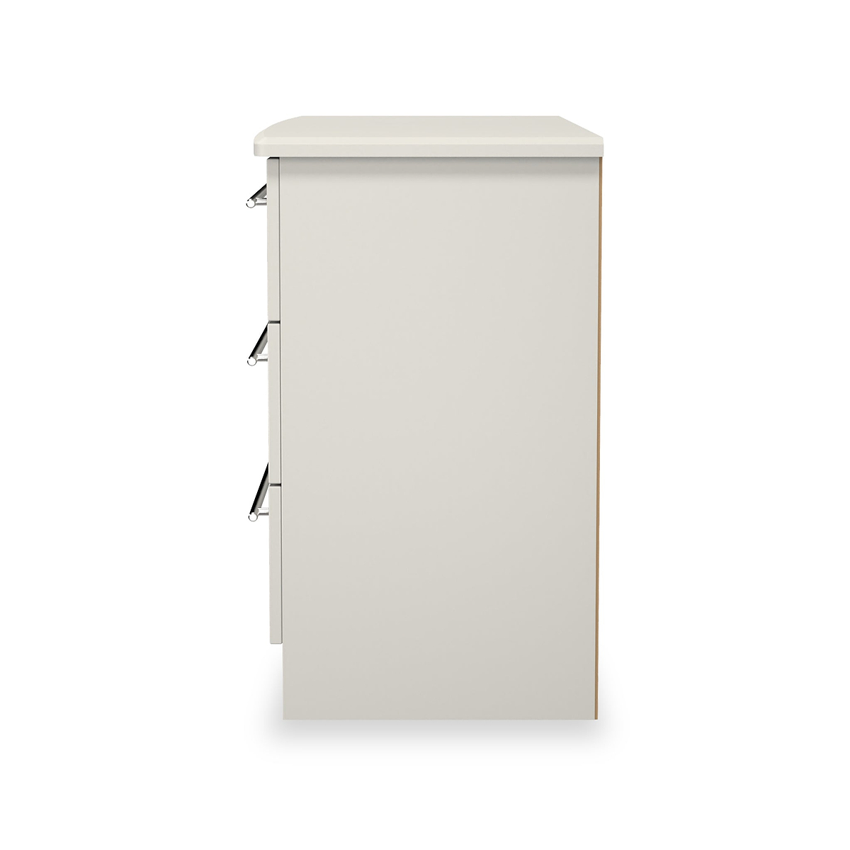 Bramwell 3 Drawer Chest Grey from Roseland Furniture