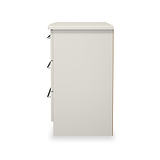 Bramwell 3 Drawer Chest Grey from Roseland Furniture