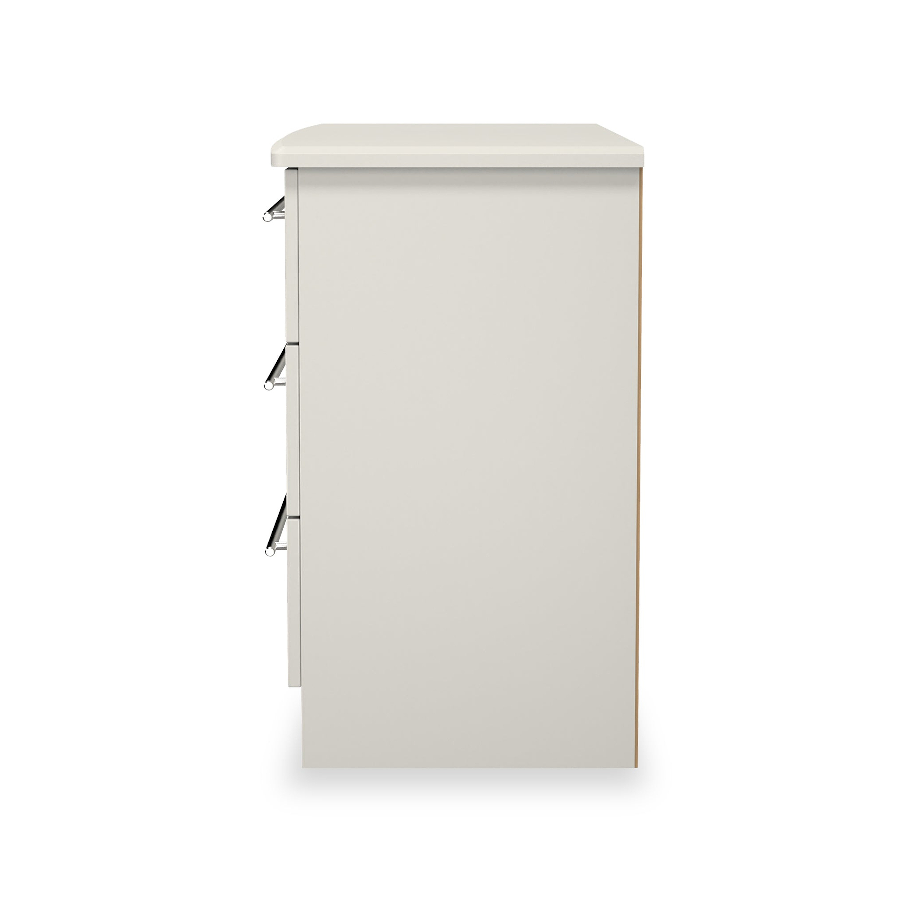 Bramwell 3 Drawer Chest Grey from Roseland Furniture