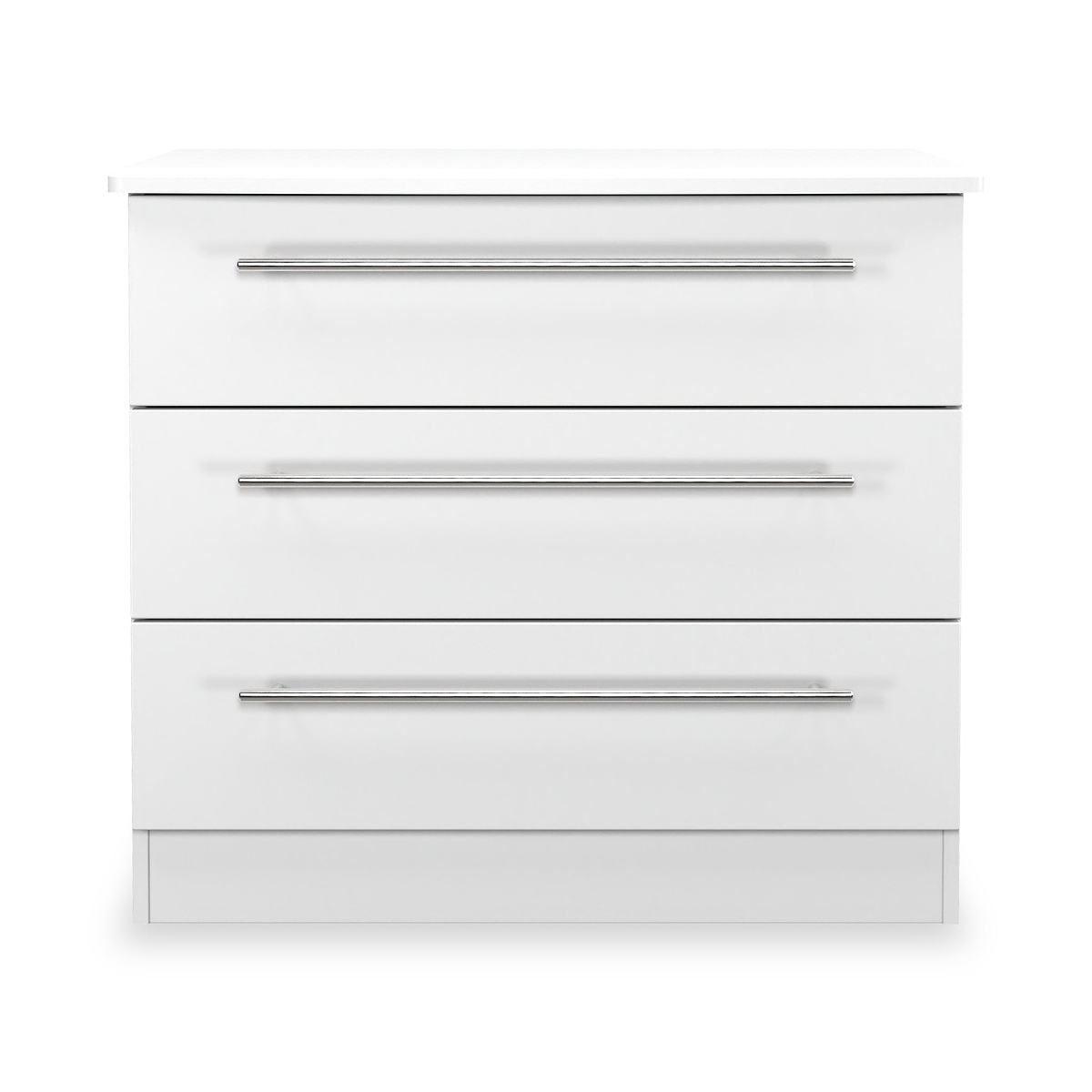 Bramwell 3 Drawer Chest White from Roseland Furniture