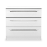 Bramwell 3 Drawer Chest White from Roseland Furniture