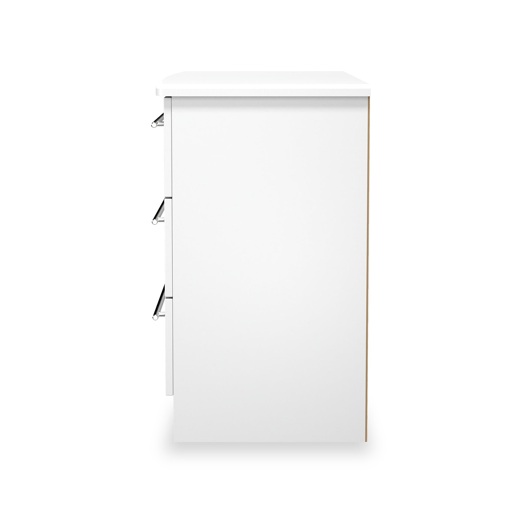 Bramwell 3 Drawer Chest White from Roseland Furniture