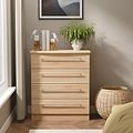 Bramwell 4 Drawer Chest Oak from Roseland Furniture