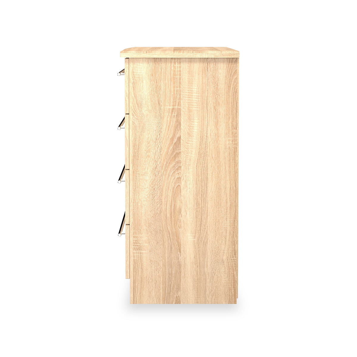 Bramwell 4 Drawer Chest Oak from Roseland Furniture