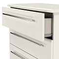 Bramwell 4 Drawer Chest Grey from Roseland Furniture