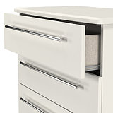 Bramwell 4 Drawer Chest Grey from Roseland Furniture