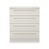 Bramwell 4 Drawer Chest Grey from Roseland Furniture