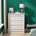 Bramwell 4 Drawer Chest Grey from Roseland Furniture