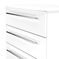 Bramwell 4 Drawer Chest White from Roseland Furniture