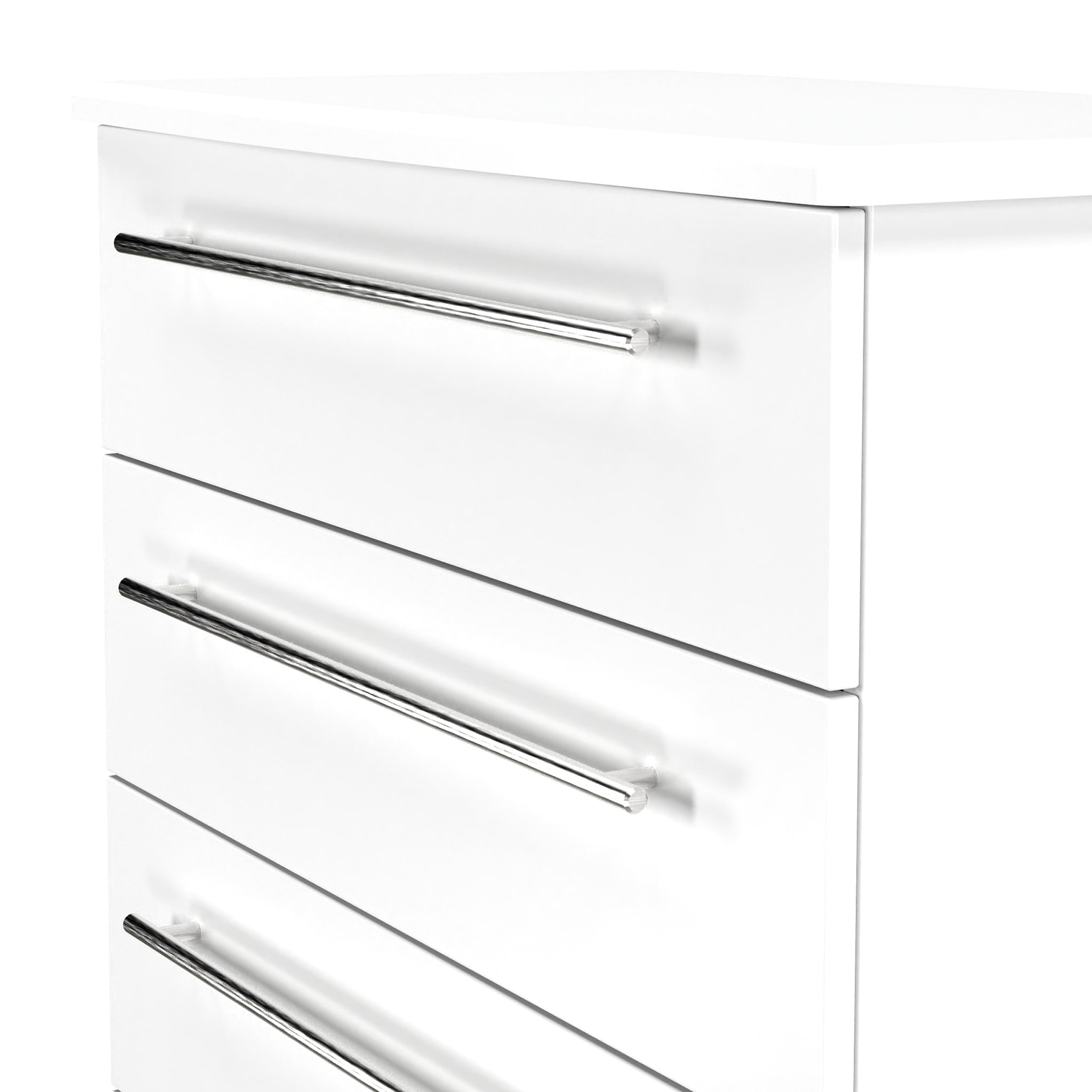 Bramwell 4 Drawer Chest White from Roseland Furniture