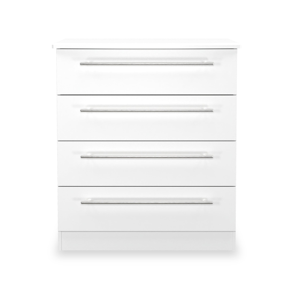 Bramwell 4 Drawer Chest White from Roseland Furniture