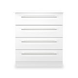 Bramwell 4 Drawer Chest White from Roseland Furniture