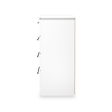 Bramwell 4 Drawer Chest White from Roseland Furniture