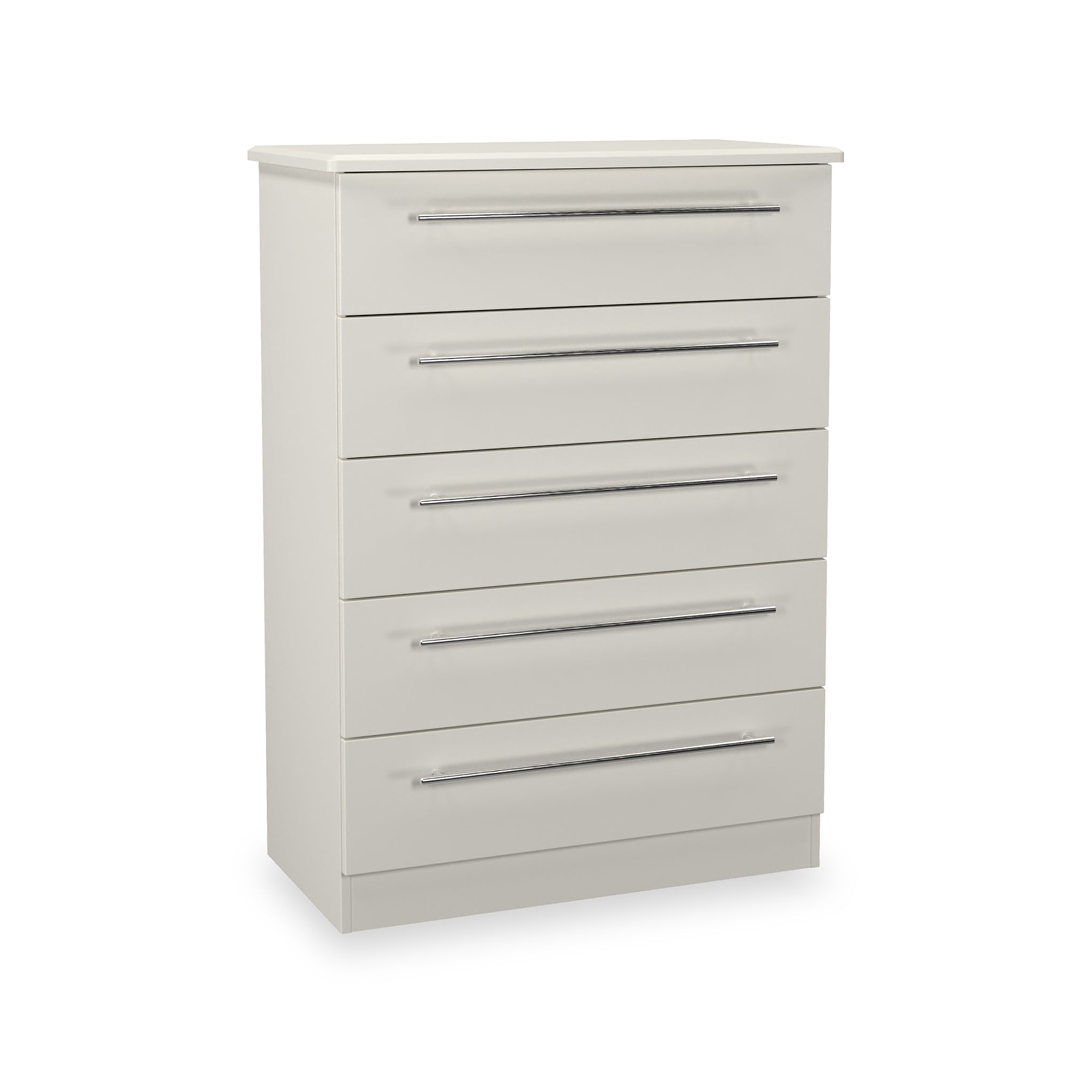 Bramwell 5 Drawer Chest Grey from Roseland Furniture