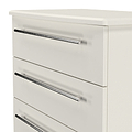 Bramwell 5 Drawer Chest Grey from Roseland Furniture