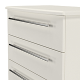 Bramwell 5 Drawer Chest Grey from Roseland Furniture