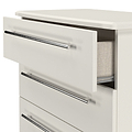 Bramwell 5 Drawer Chest Grey from Roseland Furniture