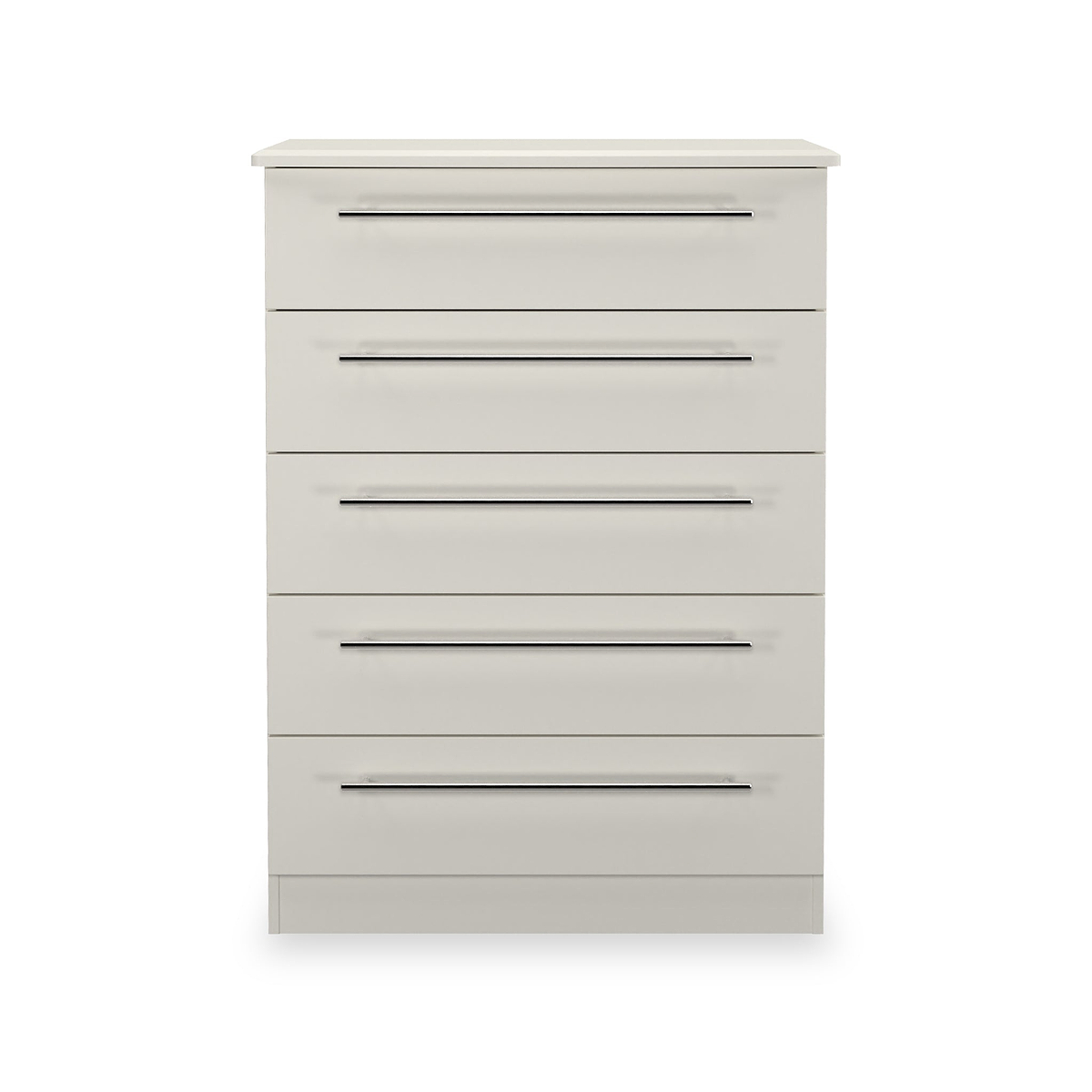 Bramwell 5 Drawer Chest Grey from Roseland Furniture