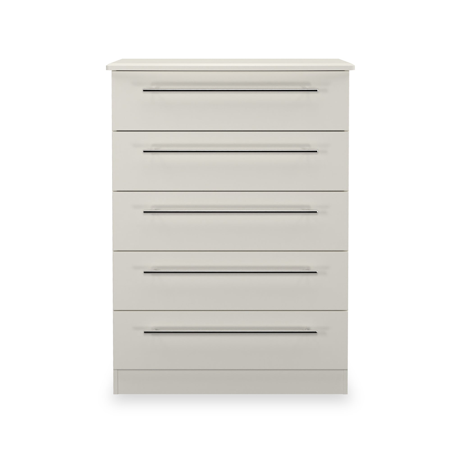 Bramwell 5 Drawer Chest Grey from Roseland Furniture