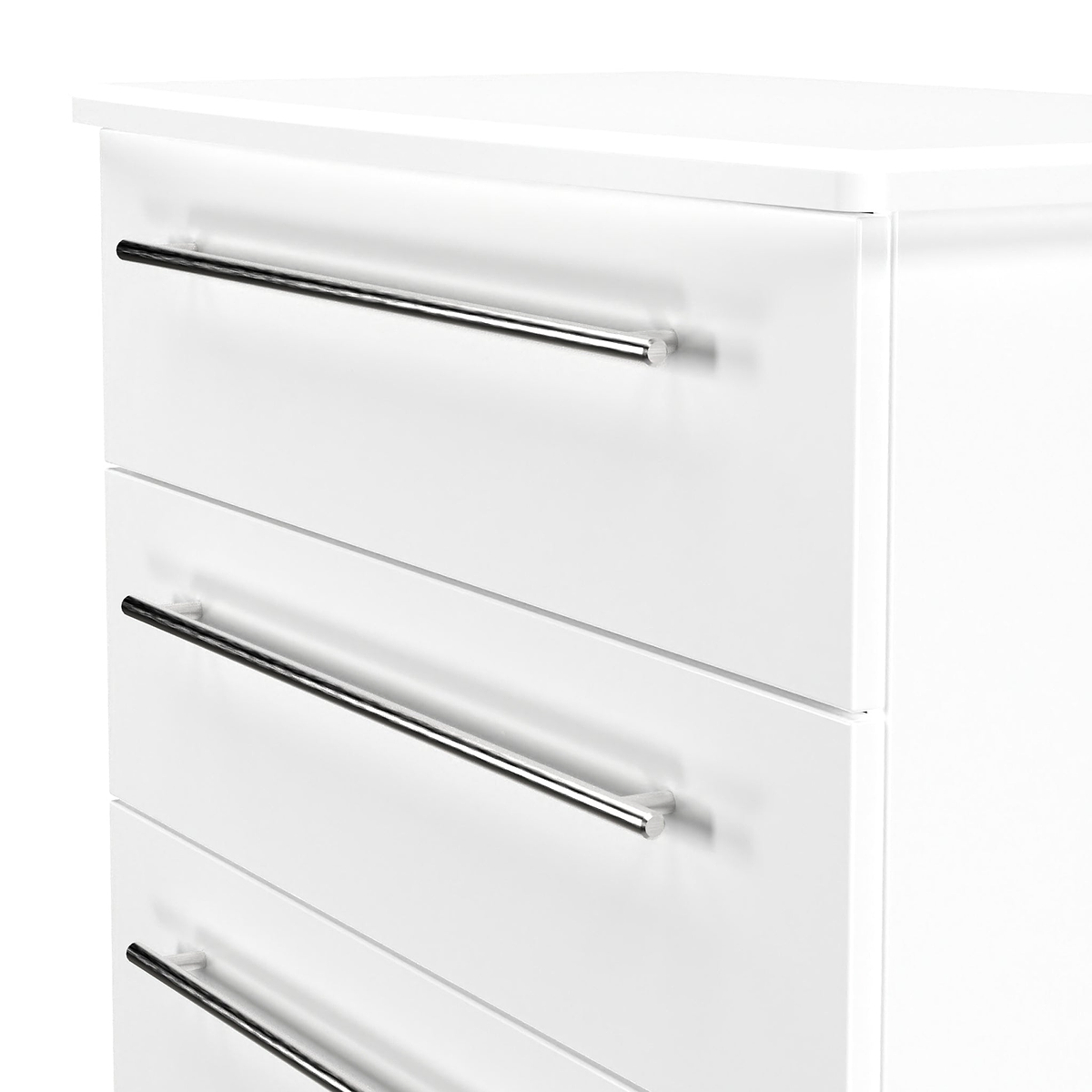 Bramwell 5 Drawer Chest White from Roseland Furniture