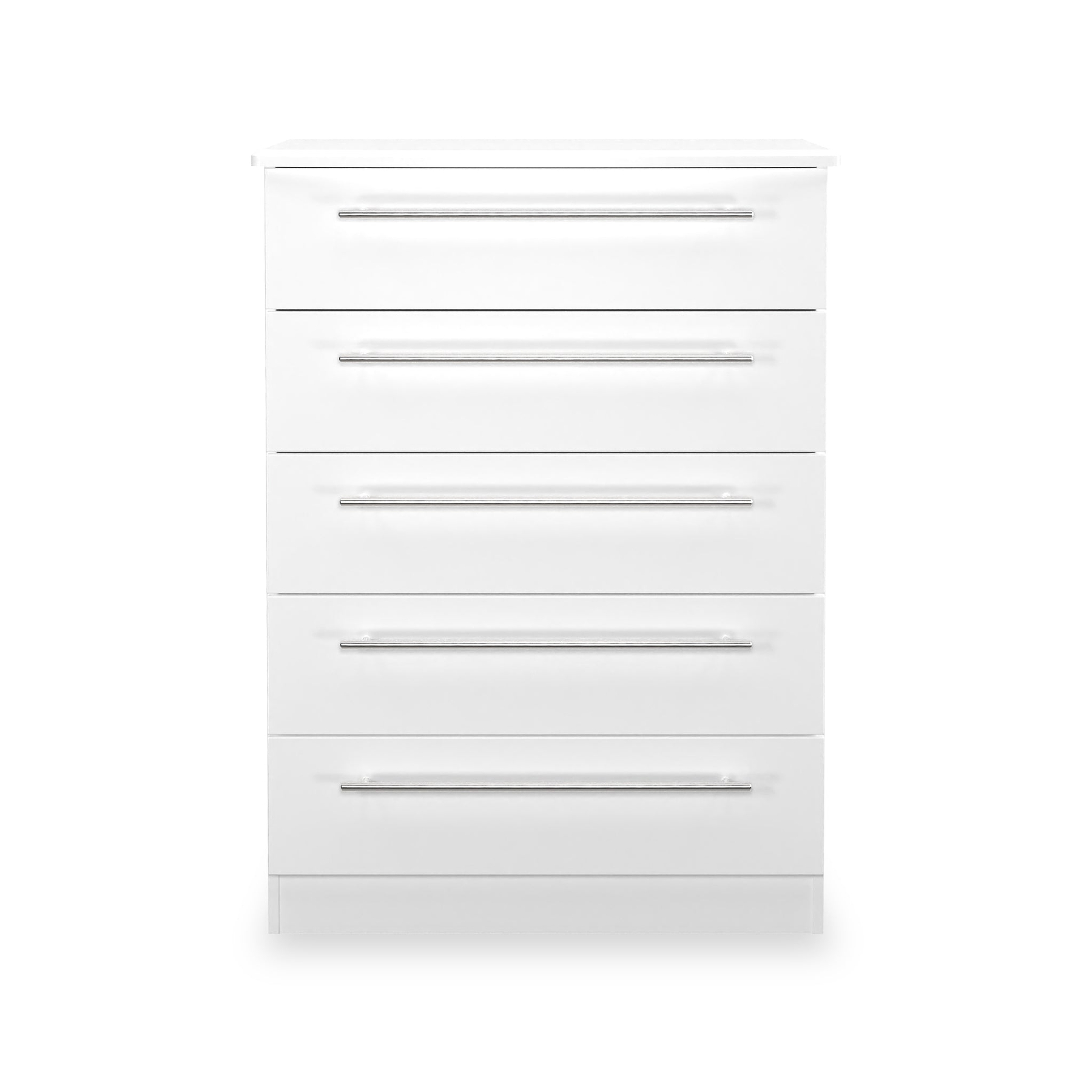 Bramwell 5 Drawer Chest White from Roseland Furniture