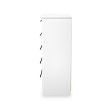 Bramwell 5 Drawer Chest White from Roseland Furniture